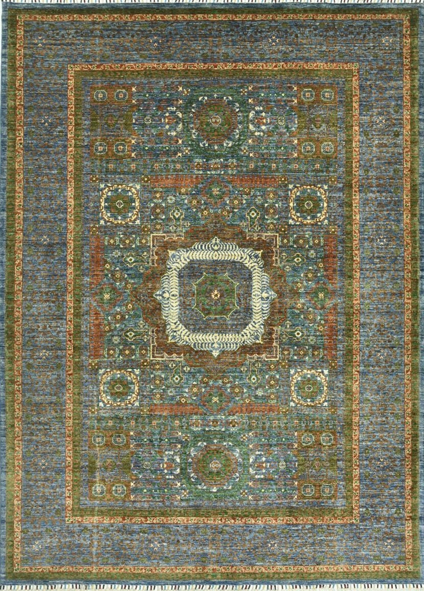 Super Fine Hand Knotted Mamluk Size: 244 x 177