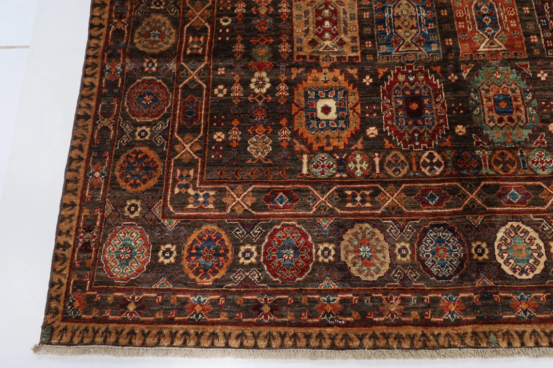 Bamyan Hand Knotted Rug  Size:  2.01 x 3.27m