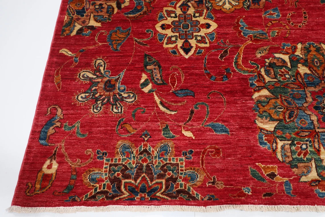 Unique Bamyan Hand-Knotted Rug Size: 2.62 x 1.48