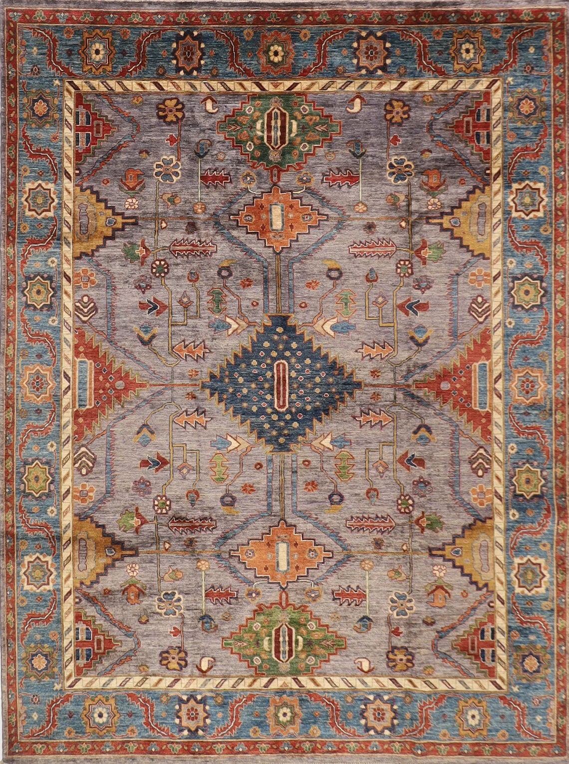 Bamyan Hand Knotted Rug Size: 2.49 x 2.98m