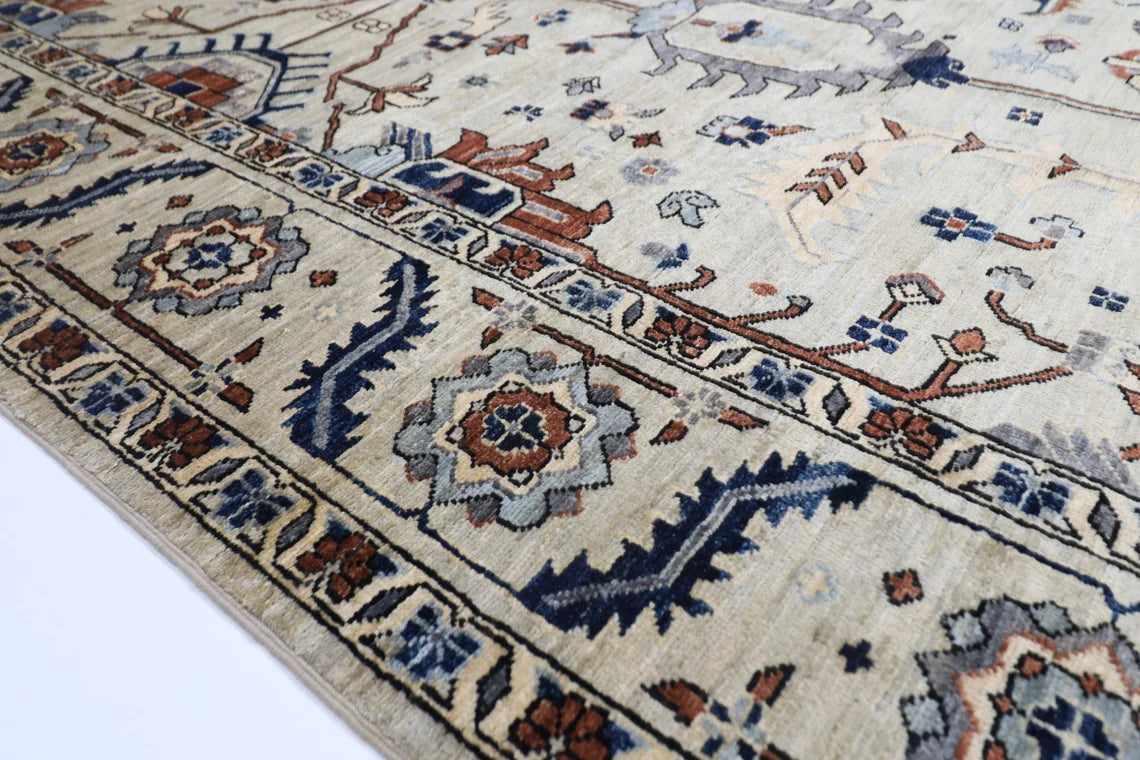 Ziegler Hand Knotted Rug Size:  2.46 x 3.00m