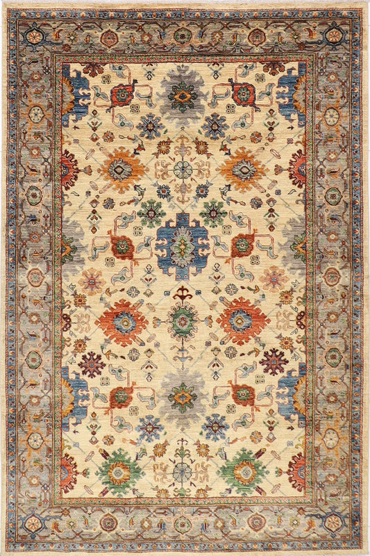 Fine Bamyan Hand Knotted Rug Size:1.81 x 2.66m