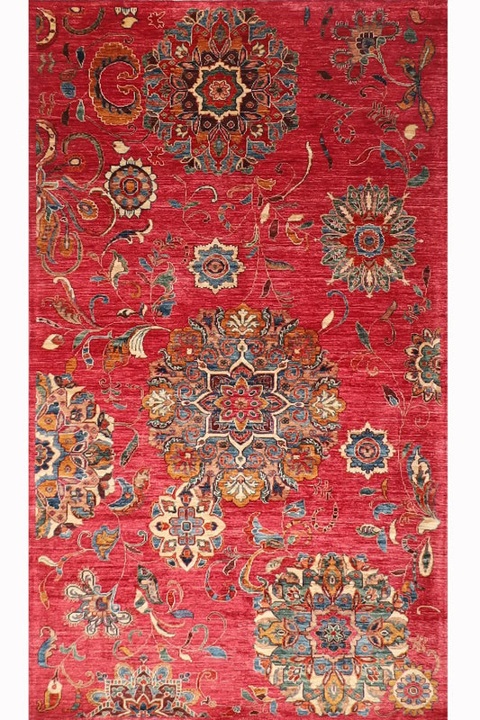 Unique Bamyan Hand-Knotted Rug Size: 2.62 x 1.48