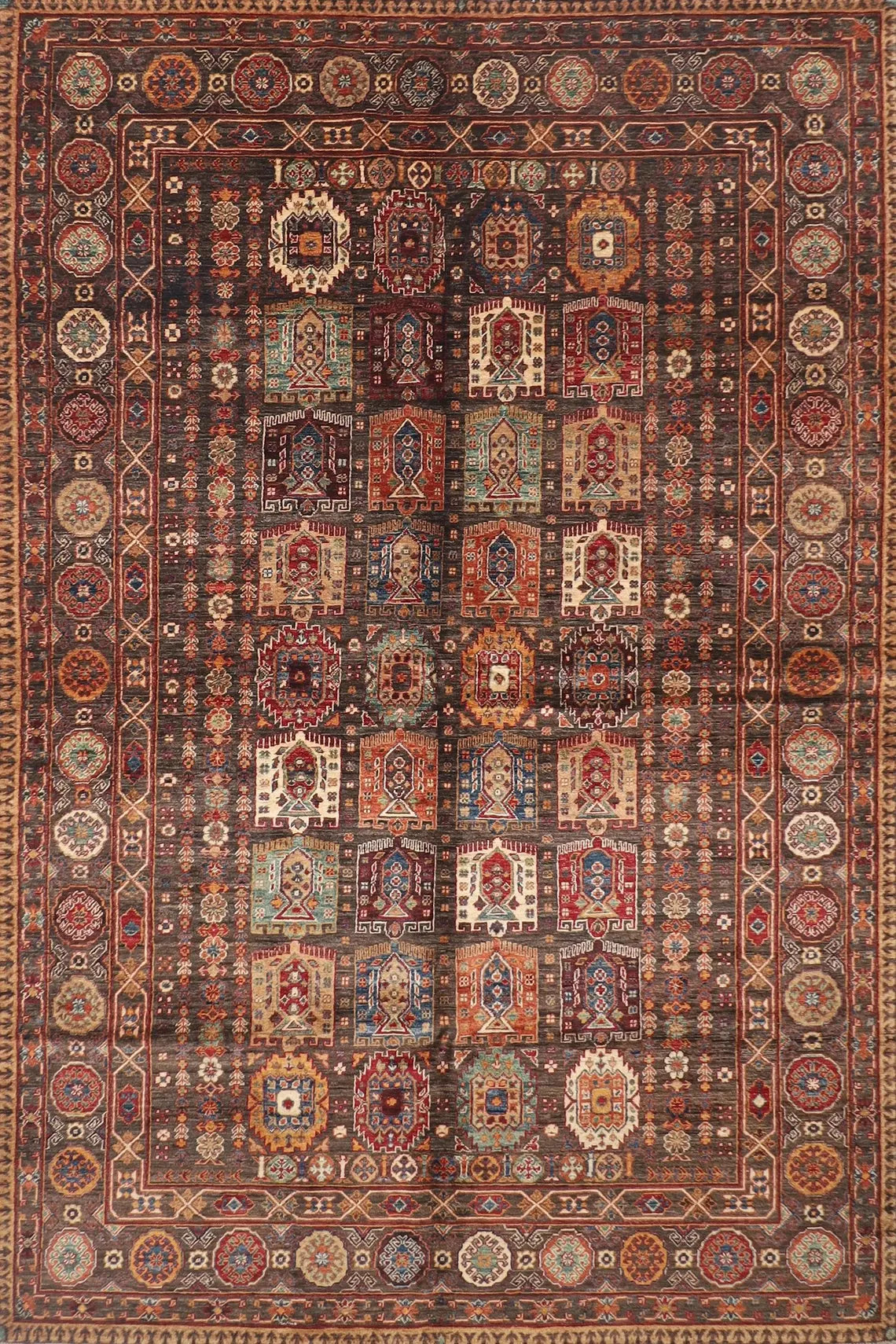 Bamyan Hand Knotted Rug  Size:  2.01 x 3.27m