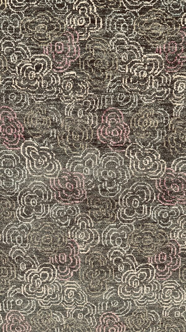 Fine Modern Gabbeh Wool with Silk Inlay Size: 246 x 168 - Image 2